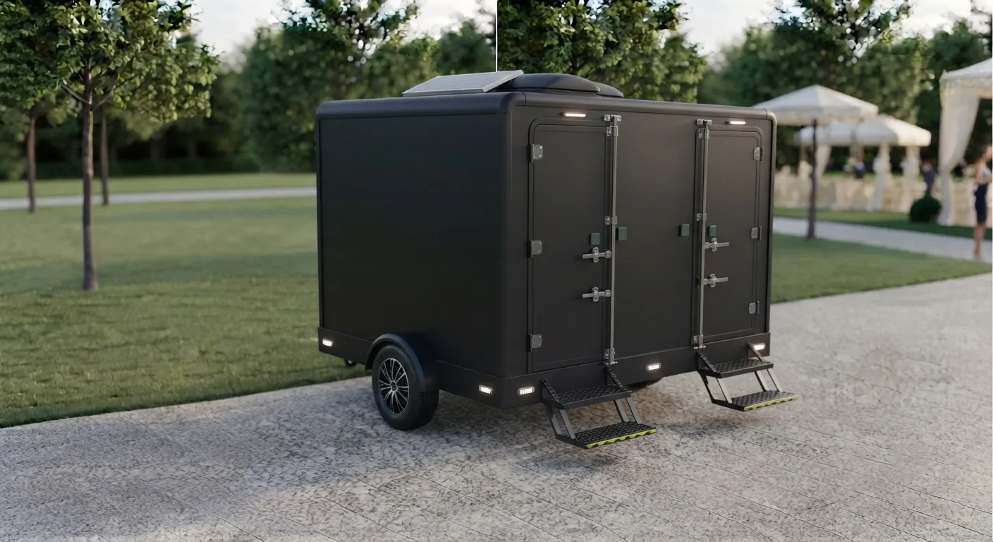 2 Stall Restroom Trailer in San Marcos, TX
