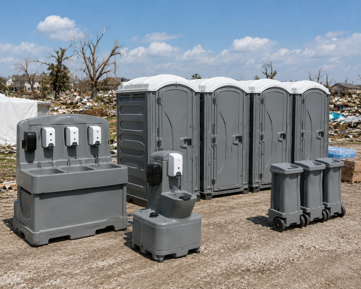 Disaster Relief Sanitation in San Marcos, TX
