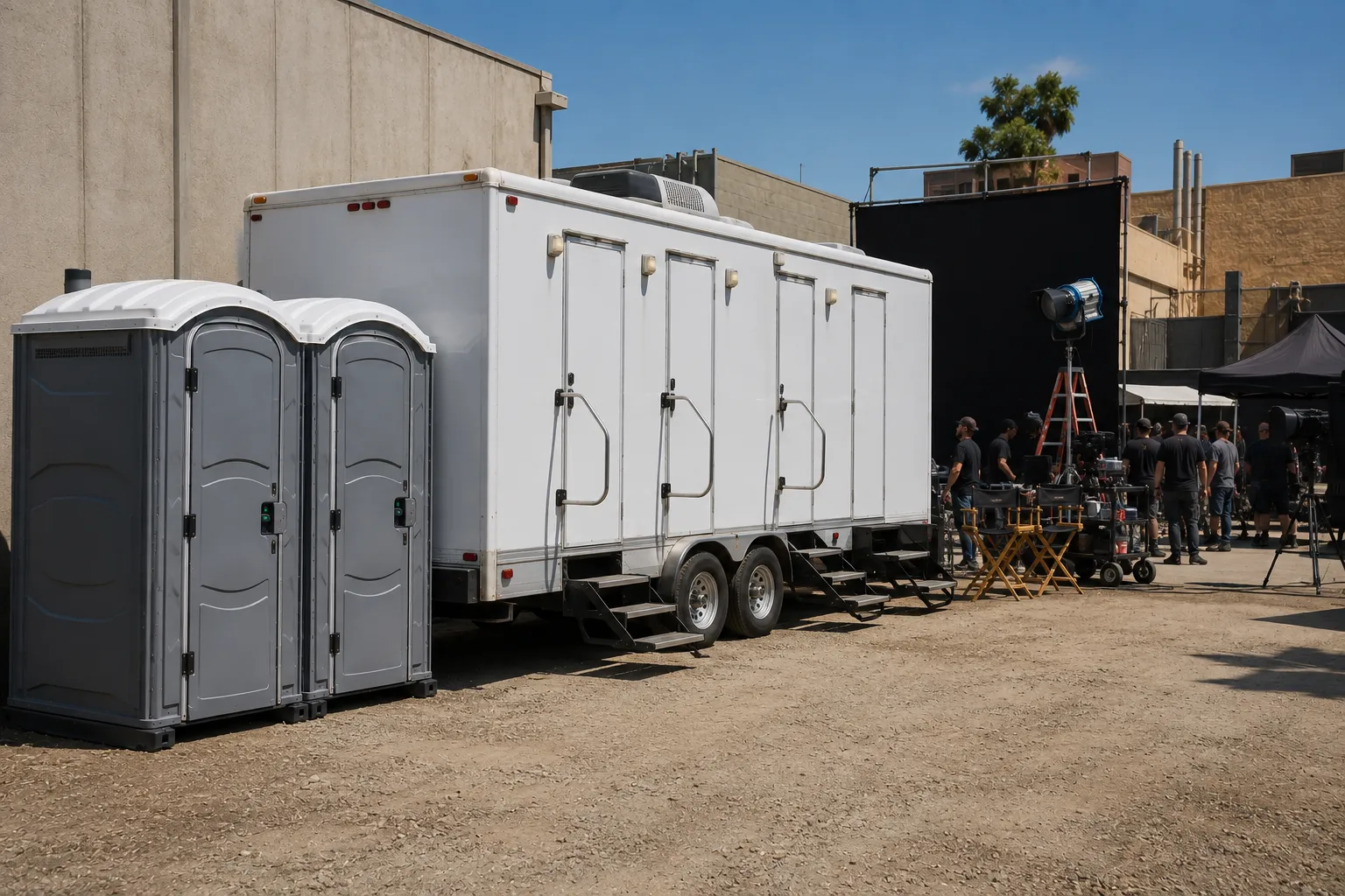 Film Set Restroom Rental in San Marcos, TX