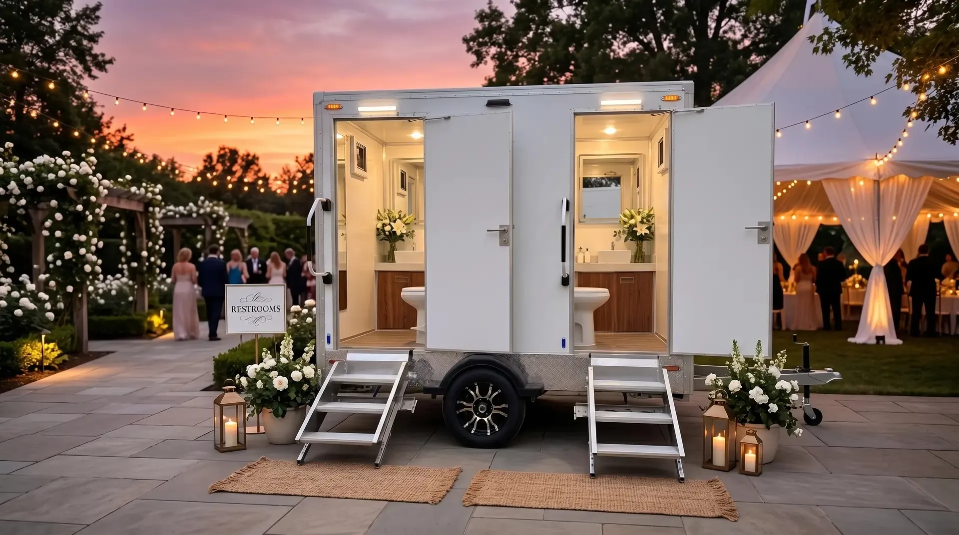 Wedding Restroom Rental in San Marcos, TX